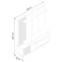 Ver imagem 2 de Home Theater Ares Cinamomo Off White Madetec