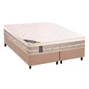Ver imagem 1 de Cama Box King: Colchão Molas Castor Tecnopedic Premium + Base CRC Suede Bege(193x203)