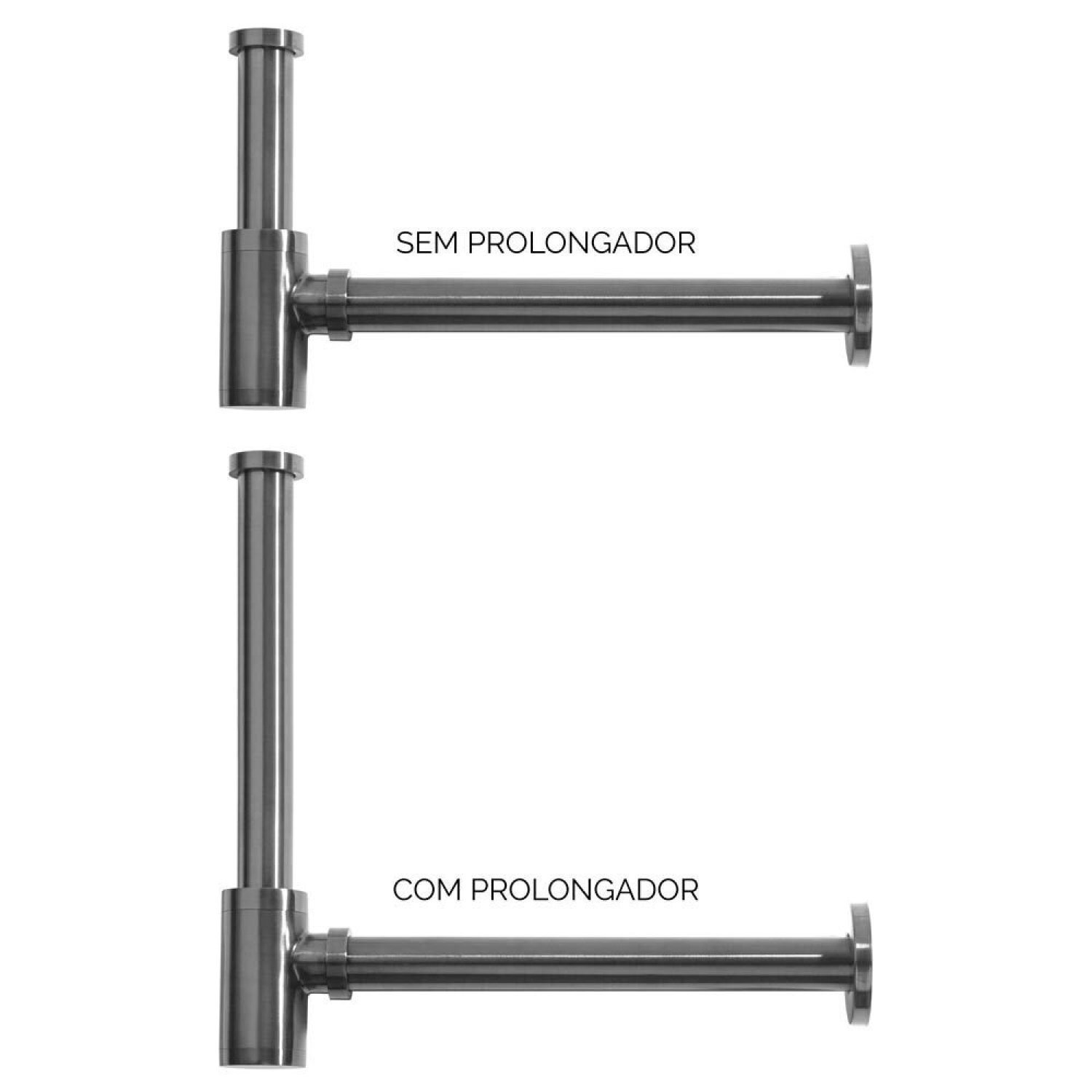 Prolongador de Sifão Metálico Line Bela Metais - 2
