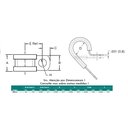 Ver imagem 2 de Abraçadeira Emborrachada 1/4 Ou 6,4mm Pct 10 Pçs