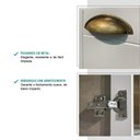 Ver imagem 6 de Balcão Milla Mdf 2 Portas 3 Gavetas Branco 120cm Carraro