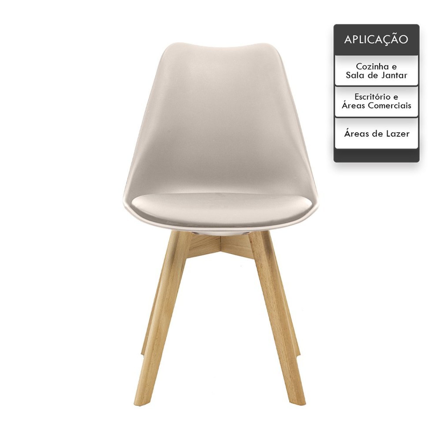Kit 6 Cadeiras Estofadas Saarinen Oficial Webshop - 5