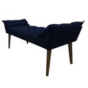 Ver imagem 3 de Banco Paris 120x Suede Azul Marinho - Dominic Decor