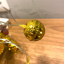 Ver imagem 2 de Cordão de Lampadas de Natal Bolinhas Douradas com Luz de Led Cor:dourado