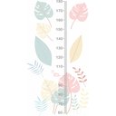 Ver imagem 3 de Régua do Crescimento Infantil Floral Menina Quarto do Bebê
