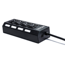Ver imagem 5 de Hub Usb 2.0 - 4 Portas - 480 Mbps - Cabo 1.0m - Hayom Cb1118