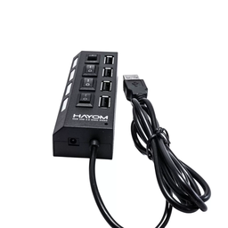 Hub Usb 2.0 - 4 Portas - 480 Mbps - Cabo 1.0m - Hayom Cb1118 - 4
