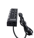 Ver imagem 4 de Hub Usb 2.0 - 4 Portas - 480 Mbps - Cabo 1.0m - Hayom Cb1118