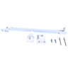 HASTE TUBULAR FRONTAL PUXADOR JANELA MAXIM-AR 25CM BRANCO - 1