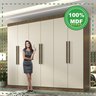 Guarda Roupa Casal 6 Portas 6 Gavetas 100% MDF Fênix Sallêto Móveis - 5