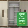 Guarda Roupa Casal 6 Portas 6 Gavetas 100% MDF Fênix Sallêto Móveis - 9
