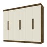 Guarda Roupa Casal 6 Portas 6 Gavetas 100% MDF Fênix Sallêto Móveis - 3