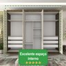 Guarda Roupa Casal 6 Portas 6 Gavetas 100% MDF Fênix Sallêto Móveis - 2
