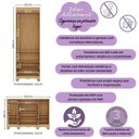 Ver imagem 3 de Quarto de Bebê Completo com Berço Americano 3 em 1 Ternura Multimóveis Mp4659 Madeirado/branco