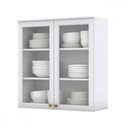 Ver imagem 1 de Armário de Cozinha 80 Cm com Vidro 02 Portas Nova York