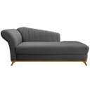 Ver imagem 2 de Kit Diva Recamier Vanessa 140cm Lado Direito e 02 Poltronas Laura Suede - Doce Sonho Móveis RECAMIER