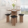 Conjunto Mesa Quadrada 67,6cm com 4 Bancos ME10  - 1
