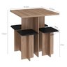 Conjunto Mesa Quadrada 67,6cm com 4 Bancos ME10  - 3