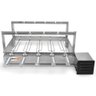 Grill Giratório Elétrico Inox para churrasqueira com 6 Espetos:Direito - 2