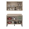 Cozinha Compacta 2 Peças 5 Portas 2 Gavetas Firenze  - 5