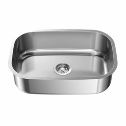 Cuba Inox nº 1 Polida 460x300 Prof 140 Furo 3.1/2" s/ válvula Ghelplus - 1