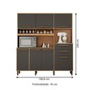 Ver imagem 3 de Armário de Cozinha Fortaleza 7 Portas 2 Gavetas Valdemóveis