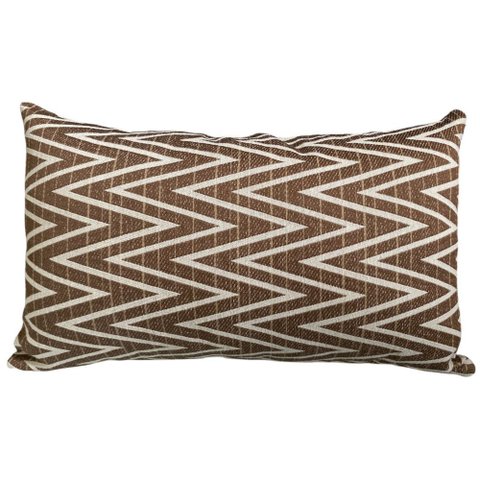 Almofada Retangular Jacquard Tripolli Missoni 30x50cm Marrom