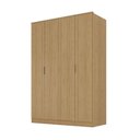 Ver imagem 1 de Guarda Roupa Solteiro 1,60m C/ 4 Portas 2 Gavetas 100% Mdf Cor:olmo