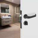 Ver imagem 4 de Fechadura Imab Duna Preto Fosco Máquina 40mm Externa