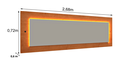 Ver imagem 3 de Cabeceira Box Casal/Queen com LED Orgânica Luna 100% MDF 268cm x 72cm Yescasa