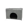Puff Pet Baú Estofado para Cachorro e Gato - Cinza - 1