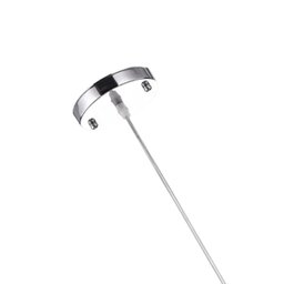Luminaria Pendente Cromado Cristal Legitimo com Lâmpada Led - 6