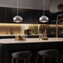 Ver imagem 7 de Luminaria Pendente Cromado Cristal Legitimo com Lâmpada Led