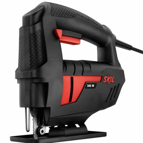 Serra Tico Tico Elétrica Skil 4380 127V 380W Com Trava de Gatilho Para Trabalhos Contínuos