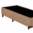 Ver imagem 5 de Cama Box Solteiro Suede Mega Cama-bege 88x188x42cm