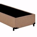 Ver imagem 4 de Cama Box Solteiro Suede Mega Cama-bege 88x188x42cm