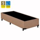 Ver imagem 3 de Cama Box Solteiro Suede Mega Cama-bege 88x188x42cm