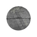 Ver imagem 3 de Tapete Redondo 0,80cm Quarto Sala Escritório Pelo Macio.:duo