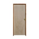 Ver imagem 2 de Porta Lisa Mescla 210x60 Batente 09 cm Fechadura Interna Taco de Golf Rodam Abertura Esquerda Marrom