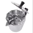 Ver imagem 4 de Cafeteira Italiana 6 Xicaras Expresso Grande Moka Luxo Prata