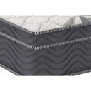 Ver imagem 3 de Cama Box Baú Queen: Colchão Anatômico Ortobom D33 / EP Airtech 100 + Base CRC Courano Black(