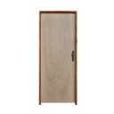 Ver imagem 2 de Porta Lisa Mescla 210x70 Batente 11 cm Fechadura Interna Rodam Abertura Esquerda Marrom