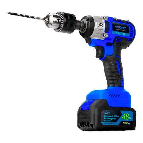 Kit Chave de Impacto 48v + Jogo Soquete 46 Peças