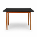 Ver imagem 2 de Mesa de Jantar 6 Lugares Retangular 120x90 em Madeira em MDF Liz Preta