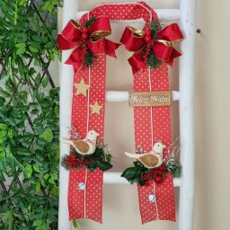 Fita de Porta Poá Passarinhos e Pinhas 1,85x25cm - 1