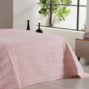 Ver imagem 3 de Cobre Leito Dalu Casal Hipercal 200 Fios Bordado 3 Peças 100% Poliéster - Rose com Branco