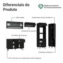 Ver imagem 4 de Armário de Cozinha Completa 300 Cm Preto Nice Madesa 09 Preto