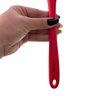 Espátula Vazada Em Silicone Culinária Utensílio De Cozinha Refogar Virar Alimentos Vermelha - 10