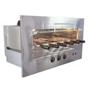 Ver imagem 1 de Assador a Gás Natural de Embutir 6 Espetos Rotativos Hope Roast Premium 06