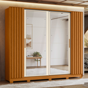 Ver imagem 4 de Roupeiro Flex e Espelho Ripado Atalaia Cinamomo Off White